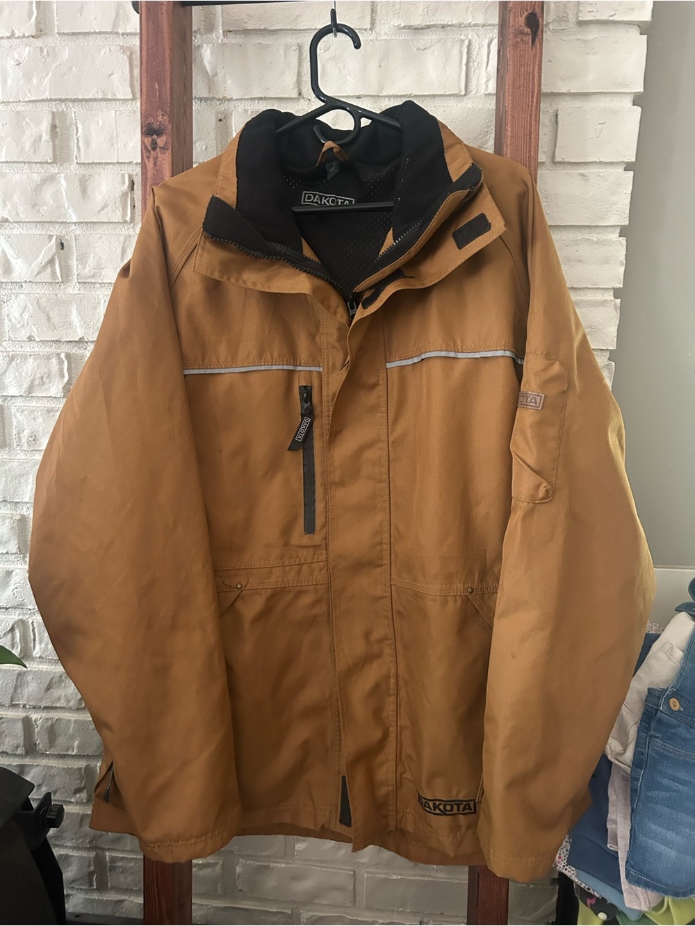NEW Men's Waterproof Hyper-Dri 3 Breathable 3-In-1 Polyester Work Coat XL